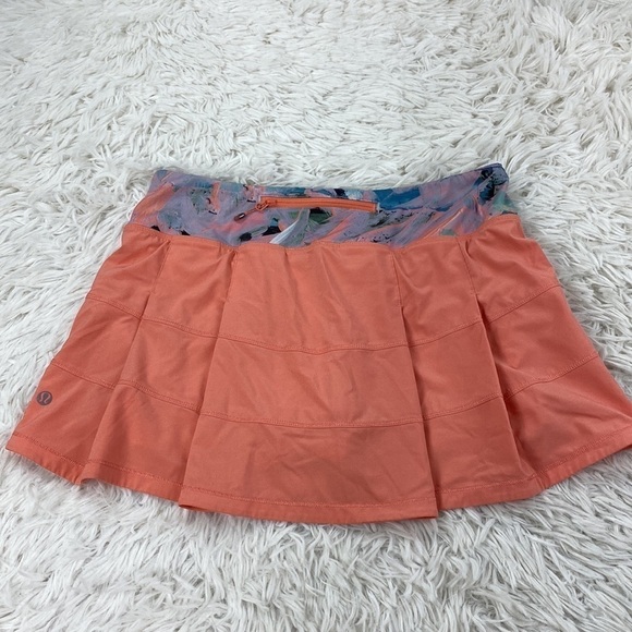 Lululemon Pace Rival Skirt II Plum Peach / Blushed Illusion Multi - Picture 6 of 8